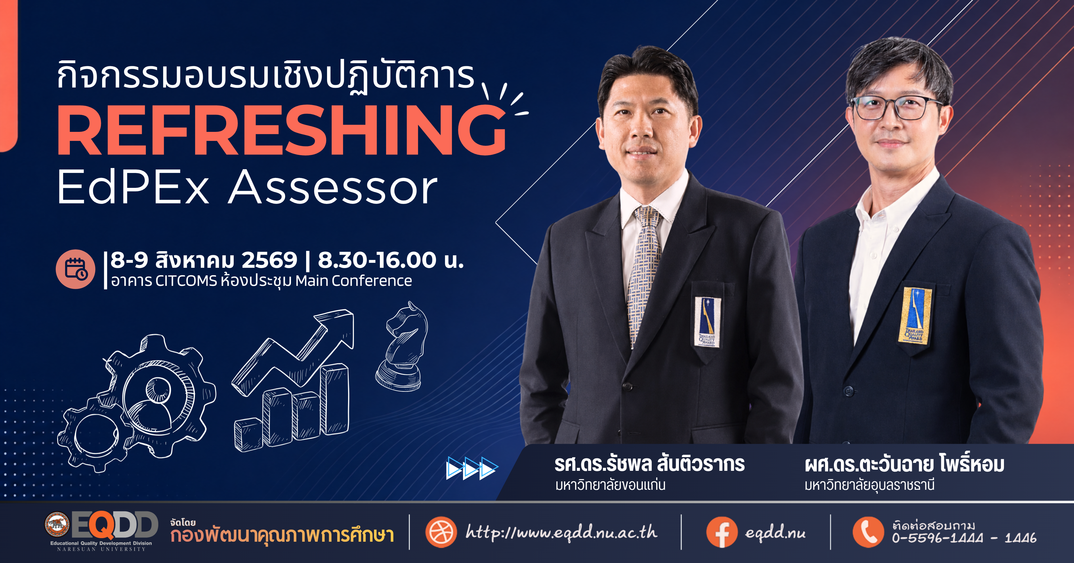 กิจกรรมอบรมเชิงปฏิบัติการ “Refreshing EdPEx Assessor”